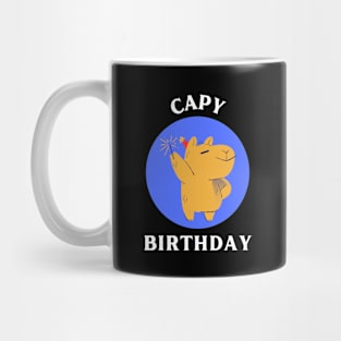 Capy Birthday | Capybara Pun Mug